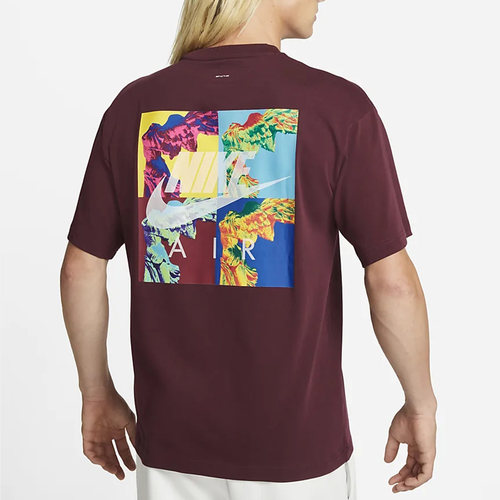 Nike/耐克正品夏季男女字母印花圆领运动短袖T恤FD8541-681 - 图0