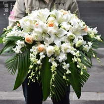 Opening Flower Basket Co-City Table Flower Podium Florist Talk Etiquette Concert Beijing Suzhou Shenyang Qingdao Flower Shop For Flowers