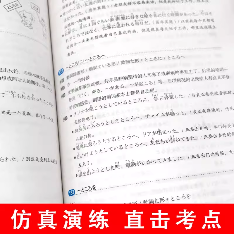 振宇日语新日本语能力考试N2文法详解新日本语能力考试N2文字词汇 大家的日语新完全掌握中日交流标准日本语练习册红蓝宝书1000题 - 图0