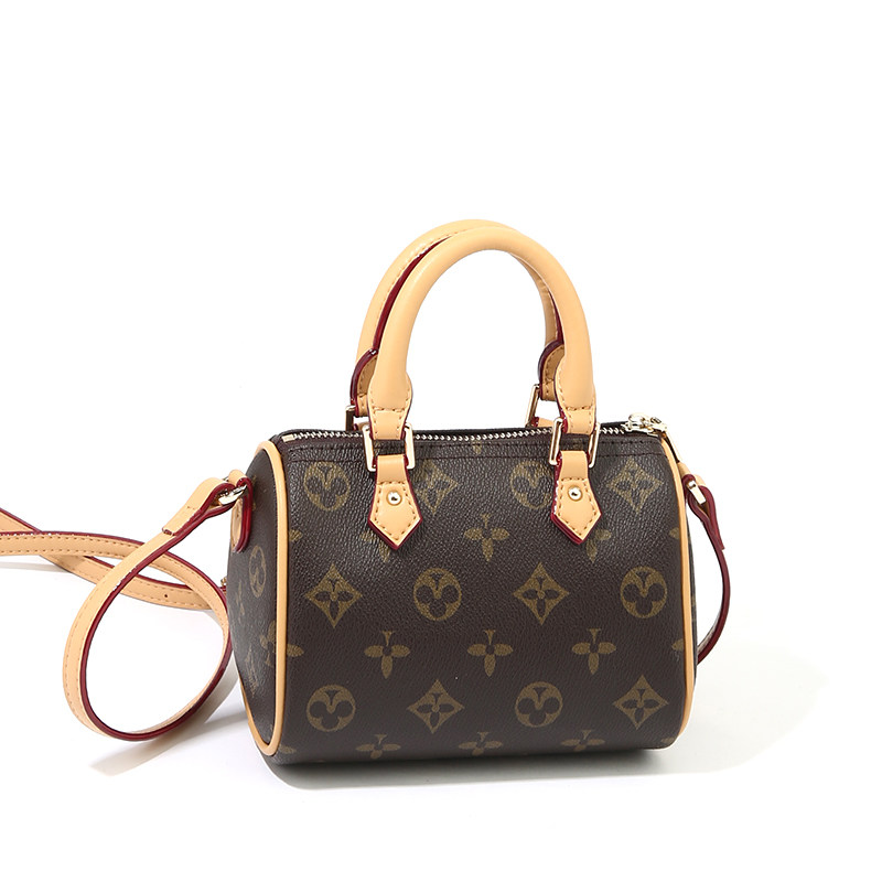 黑眼袋袋经典老花波士顿潮手提小包 黑眼袋袋箱包女士包袋