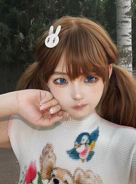 * NRNUB * 星星可爱小兔发夹 甜酷少女风醋酸刘海夹边夹发饰