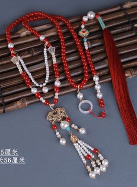 软璎珞红色晚明风项圈