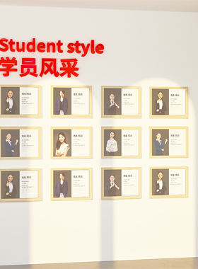 易优舞蹈房教室亚克力光泽好墙贴