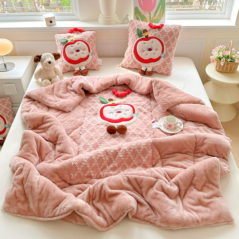 加厚牛奶绒抱枕被子两用二合一办公车用折叠午睡枕头被沙发靠垫枕,淘宝优惠券,粉丝福利购,淘宝优惠卷