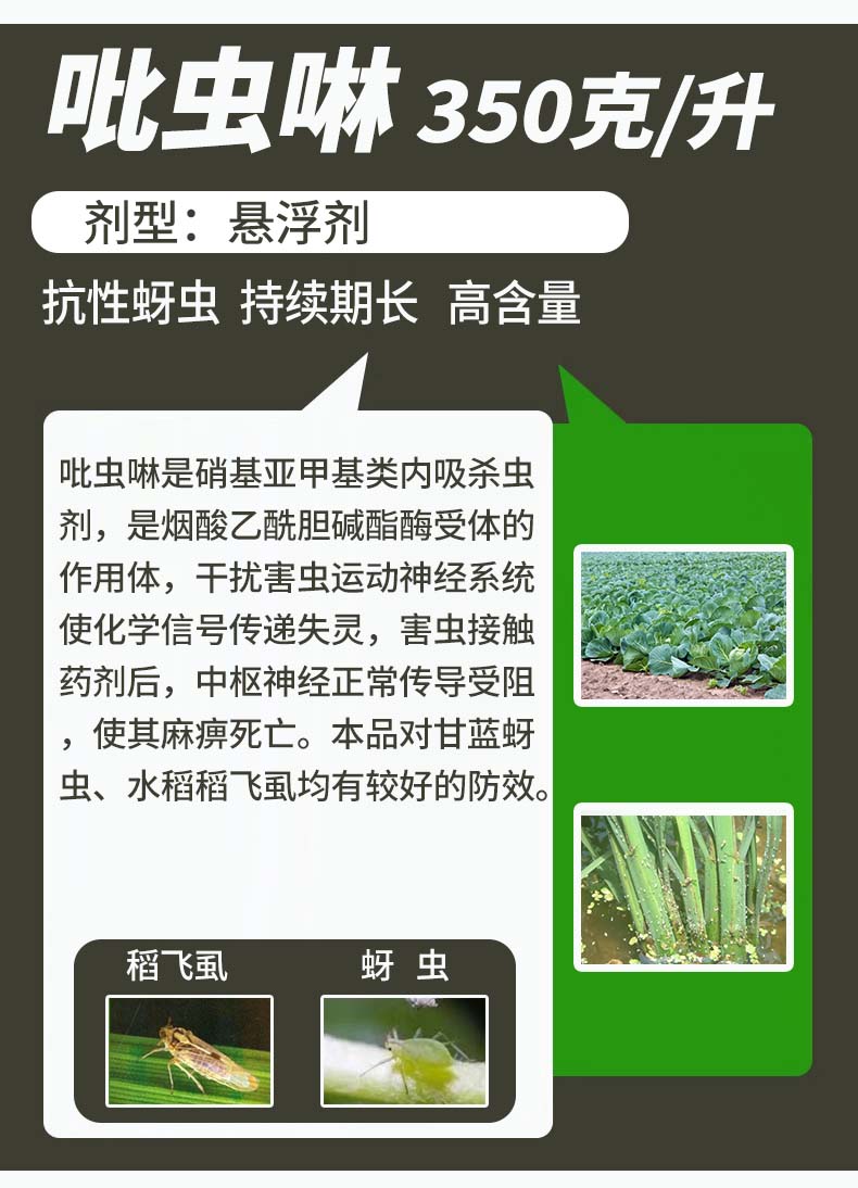 35%吡虫啉吡虫琳山东联合演绎抗性蚜虫稻飞虱农药专用杀虫剂正品-图1