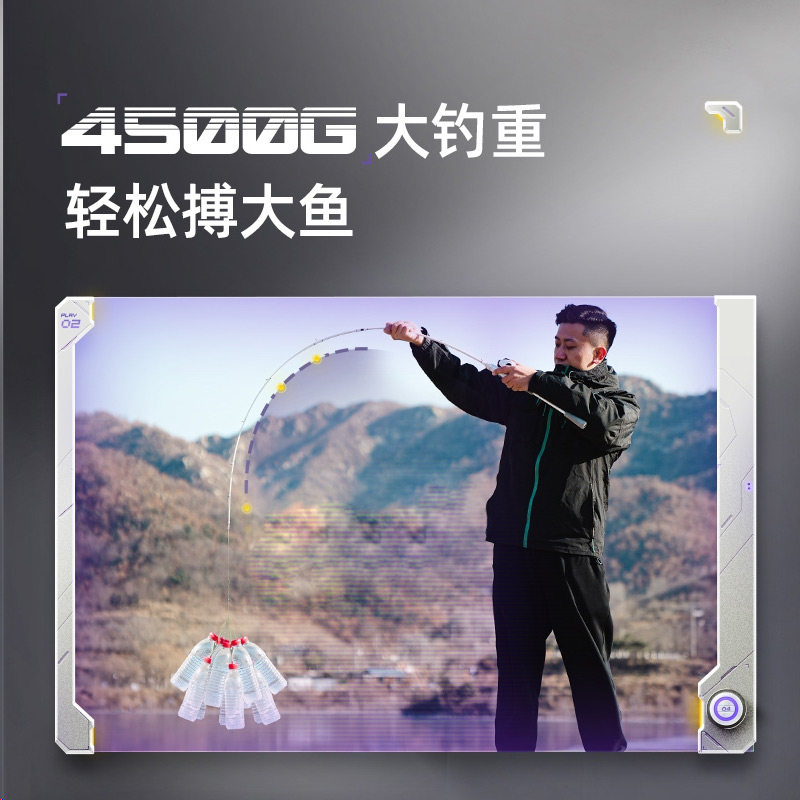 汉鼎幻小白鱼杆路亚套装海钓新手套装全套钓鱼杆枪柄水滴轮路亚竿,淘宝优惠券,粉丝福利购,淘宝优惠卷