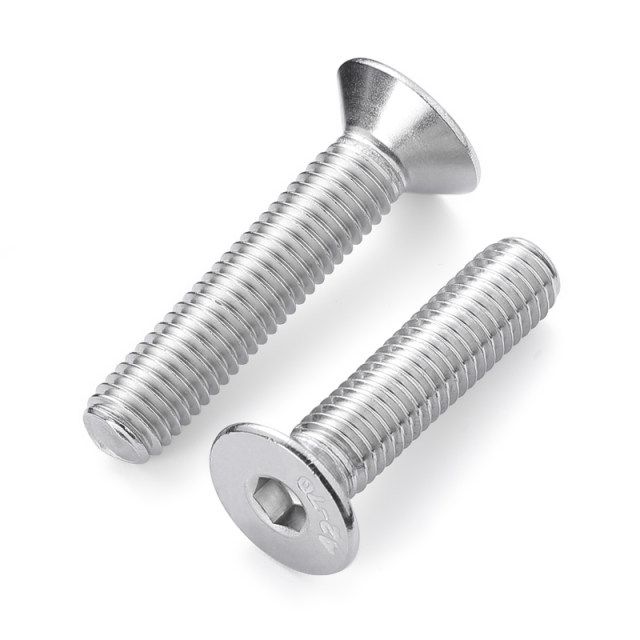 304 stainless steel countersunk hexagon screw M2-M16