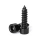 Grade 8.8 black nickel-plated hexagonal self-tapping screw