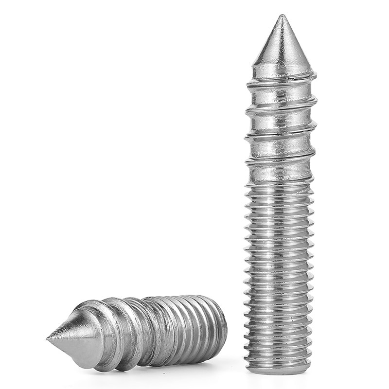 TRB 304不锈钢内六角螺钉尖尾双头牙自攻螺丝家具连接件M4M5M6M8 - 图3