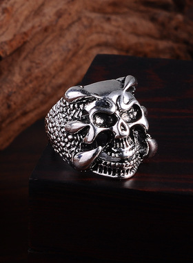 防身钛钢朋克风戒指环史泰龙同款