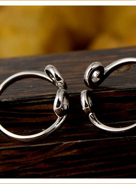 925纯银紧箍咒戒指情侣爱一万年