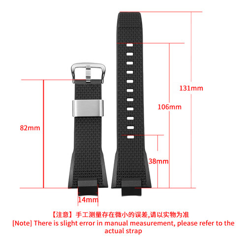 适配卡西欧钢铁之心手表带树脂GST-B400硅胶b400凸口防水表链男女 - 图0