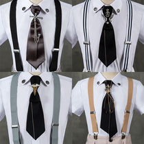 Childrens tie boy suit Inron collar Necklace Tie Accessories Show Walking Show Accessories Small Suit Chest Floral Ornament Tide