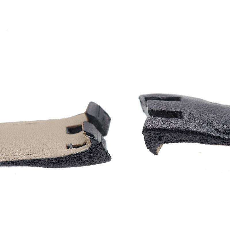 carty牛皮 swatch黑凹凸口21手表带 carty配件