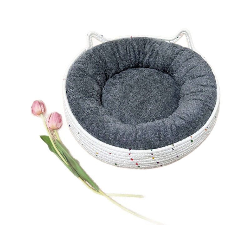 猫窝四季通用冬季保暖猫抓板一体可拆洗冬天猫咪猫窝藤编织宠物窝,淘宝优惠券,粉丝福利购,淘宝优惠卷