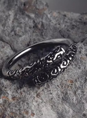 金箍棒情侣戒指钛钢情侣戒指