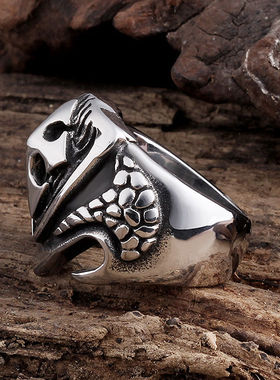 防身朋克欧美时尚戒指克罗星霸气