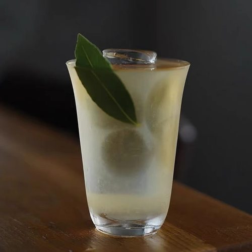 日式木村海波杯长饮杯柯林杯鸡尾酒杯调酒杯超薄斜身嗨棒杯饮品杯 - 图2