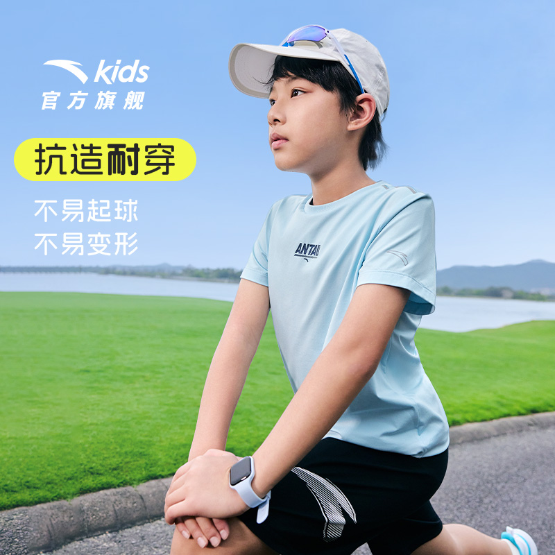 踏儿童男童针织短袖超棉云柔T