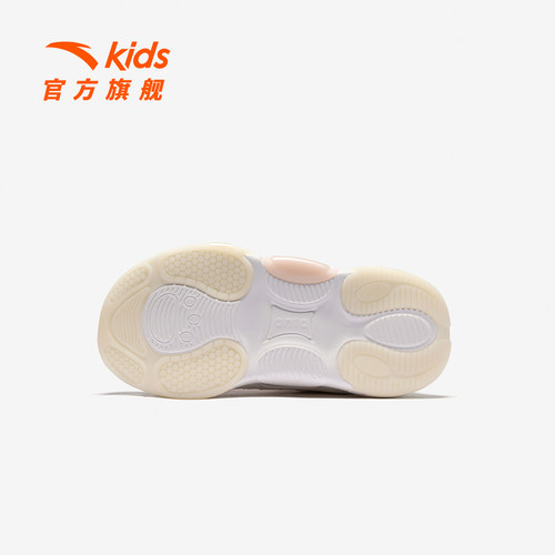 安踏儿童运动鞋女小童鞋2026年春季新款软弹舒适闪灯鞋旋钮童鞋 - 图3