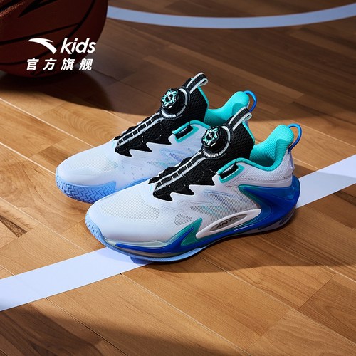青狂刺安踏儿童篮球鞋男大童专业实战运动鞋子青少年缓震回弹童鞋 - 图3