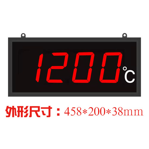 LED大屏温度显示器可外接4-20ma 0-10V PT100 K S E型传感器工业 - 图0