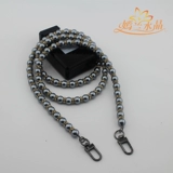 嫣兰水晶 Сумка ручной работы, цепь, портативный аксессуар для сумки из жемчуга, делается под заказ, на одно плечо