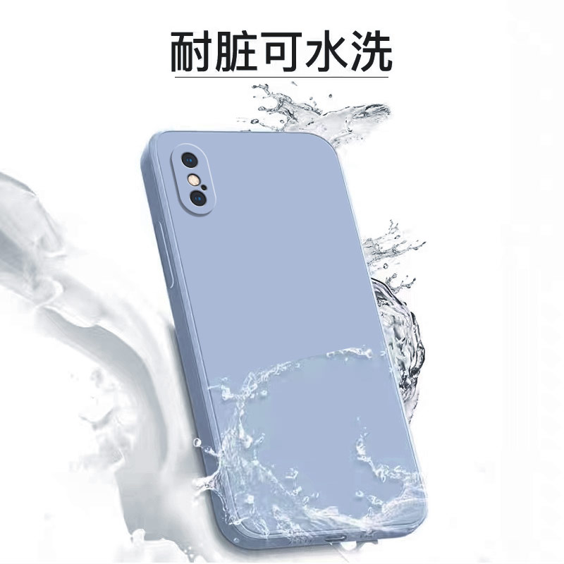 适用苹果XS手机壳新款iphonexs全包镜头ipone防摔保护套平果sx液态ipxs硅胶iPhone简约磨砂iphonxs男女外壳潮-图2