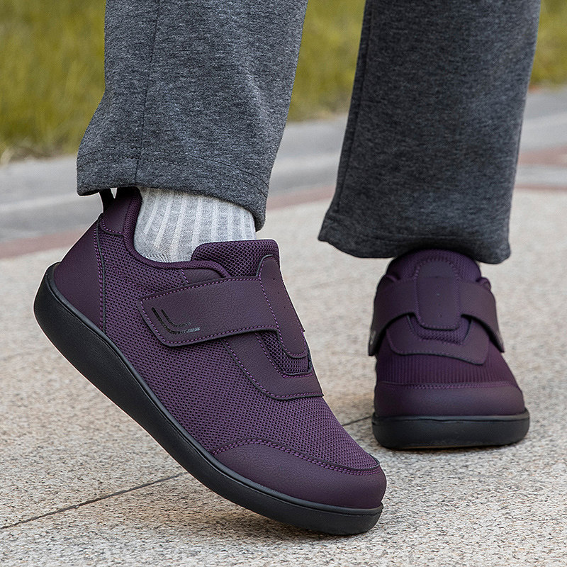 一脚蹬妈妈鞋秋季老人鞋拇外翻加肥宽松脚肿大头鞋布鞋奶奶鞋子女,淘宝优惠券,粉丝福利购,淘宝优惠卷