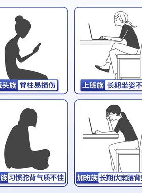 开肩带背部矫正神器驼背矫正器