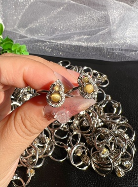 天然发晶戒指活扣葫芦款精致百搭礼物