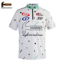 Section 2022 Hammer Bowling Bowling T-shirt Sports Clothes Speed Dry Fabric for men and women KS-14 OX