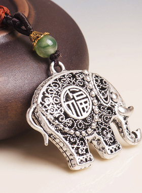 梦克拉大象吊坠吉祥如意福象平安