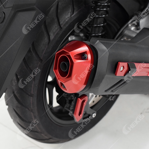 适用本田21-26款PCX160改装排气管尾盖 PCX125铝合金保护罩配件 - 图2