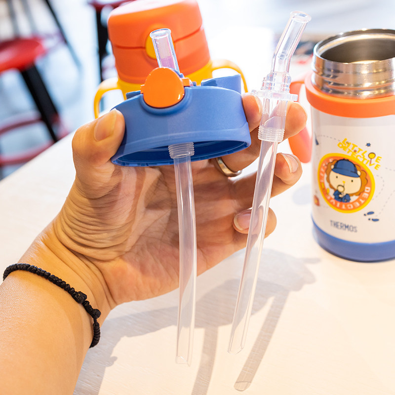 膳魔师儿童保温杯婴儿巧虎水杯宝宝保温吸管杯316食品级不锈钢,淘宝优惠券,粉丝福利购,淘宝优惠卷