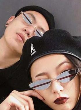 墨镜蝶形太阳眼镜水原希子同款