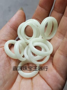 天然夜光石戒指指环男女款情侣