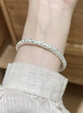 新款花瀑圈古法樱花浮雕新中式闭