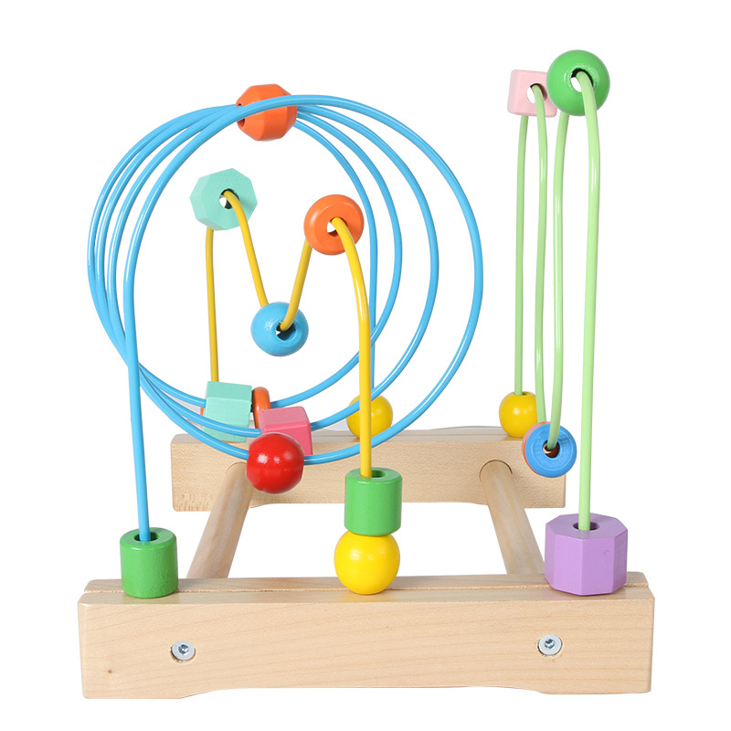 特大绕珠架串珠儿童益智玩具女孩男童老人康复功能训练手指协调器 - 图1