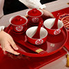 Wedding tea tribute set, tea cups, dishes, and purchase all