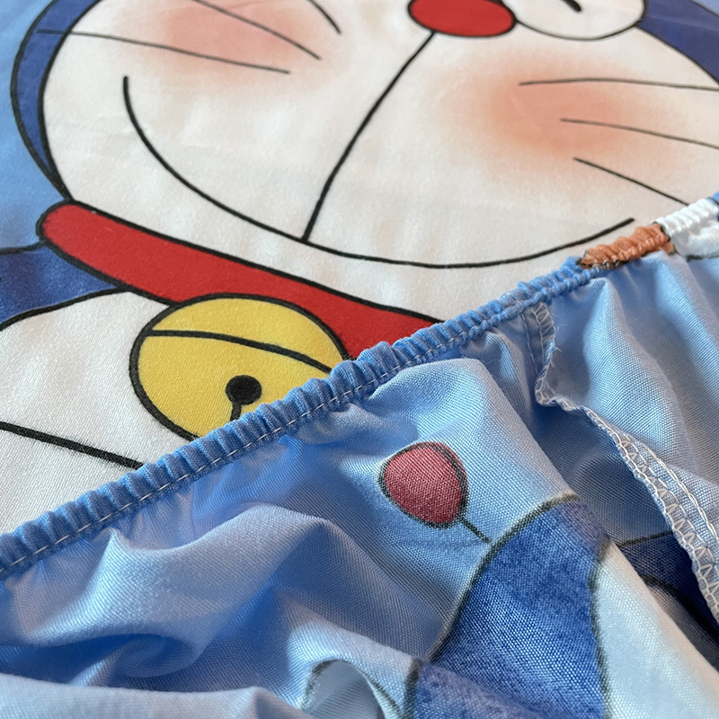 日式哆啦A梦卡通床笠床罩单件床垫保护罩防尘罩席梦思全包床套