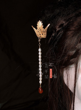 原创明制古典汉服红楼梦珍珠发簪