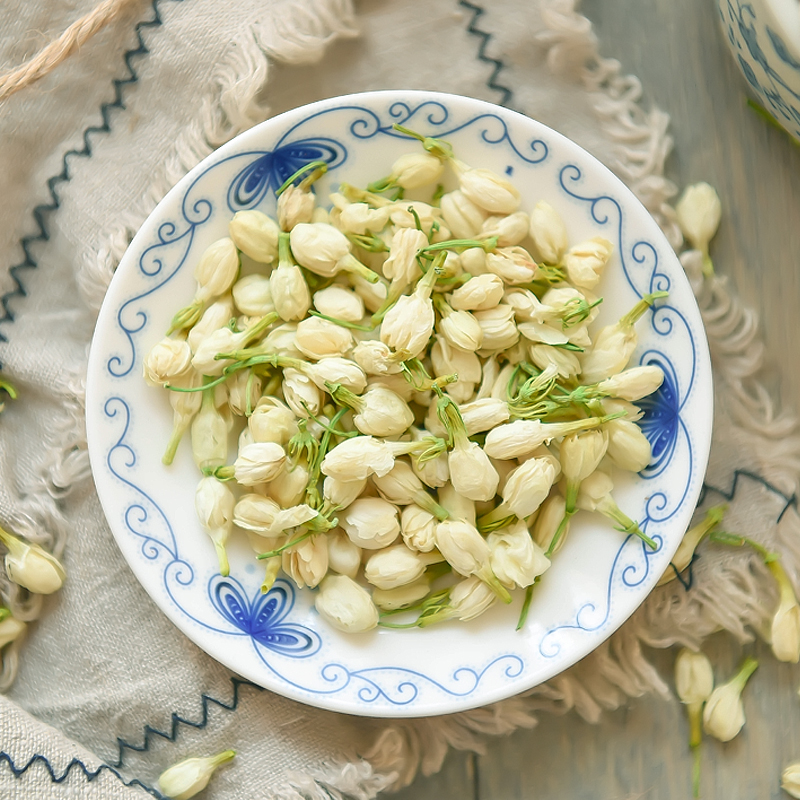 茉莉花茶500g新茶2024干花苞散装非浓香型另售特级孕妇顺产花草茶