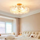 Muting Shell Art Glass French Bedroom Lamp