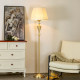 Muting all copper American living room bedroom study floor lamp