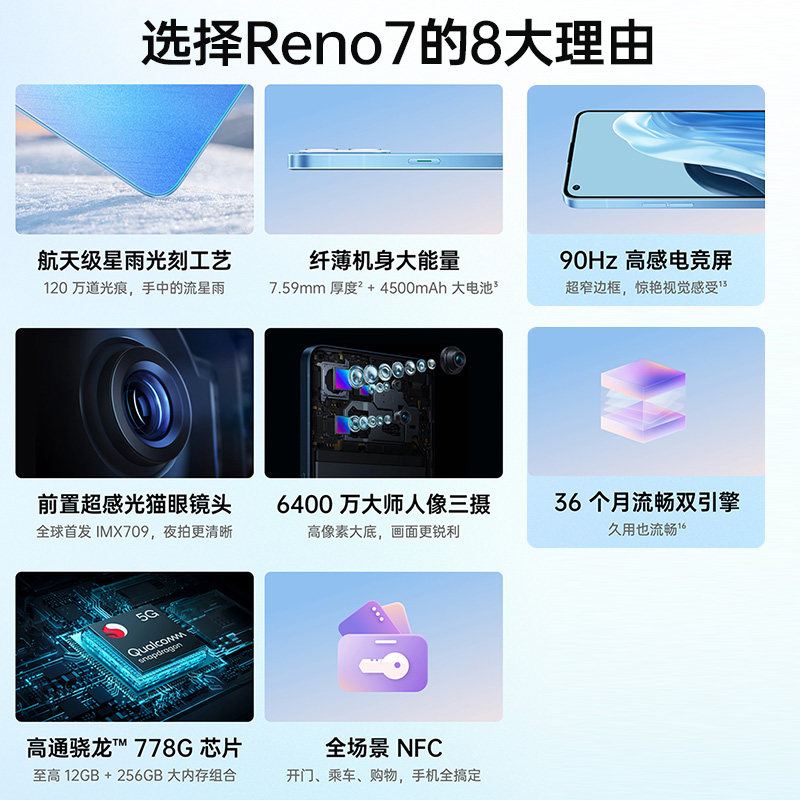 [24期免息]新款oppo官方新机手机 OPPO平实手机