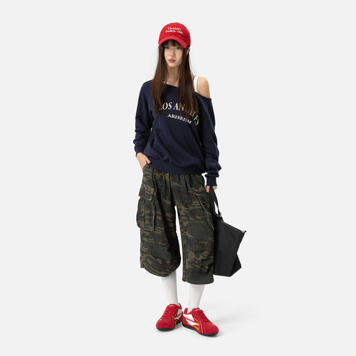 森果果 赛车鞋/红色涂装德训鞋男女同款复古休闲运动增高鞋子板鞋 - 图0