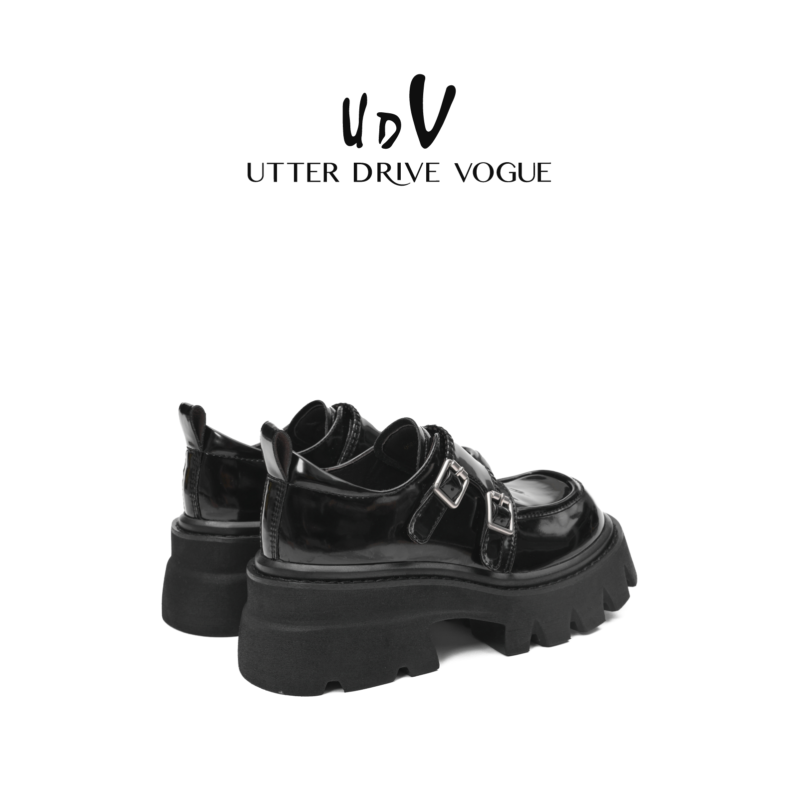 UDV设计师款厚底乐福鞋女2025秋季新款真皮英伦小皮鞋学院风单鞋 - 图3