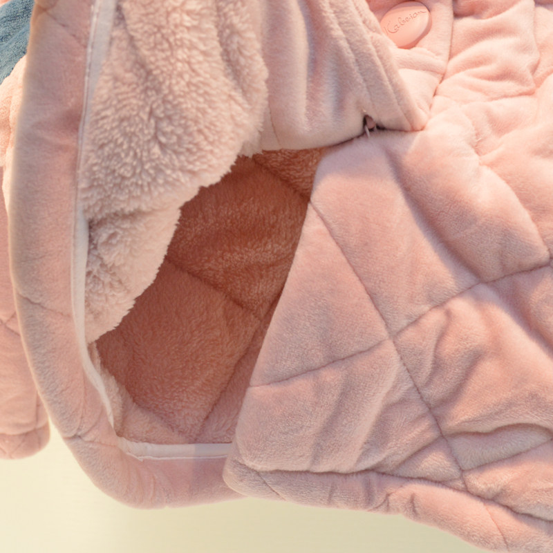 安之伴儿童睡衣冬季女童贝贝绒素色卡通可爱三层加厚夹棉女孩童装,淘宝优惠券,粉丝福利购,淘宝优惠卷