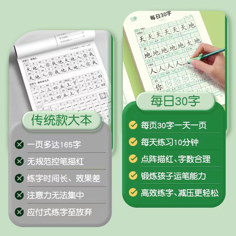 现货一二三四五六年级语文同步字帖上册下册正楷小学生练字帖 - 图2
